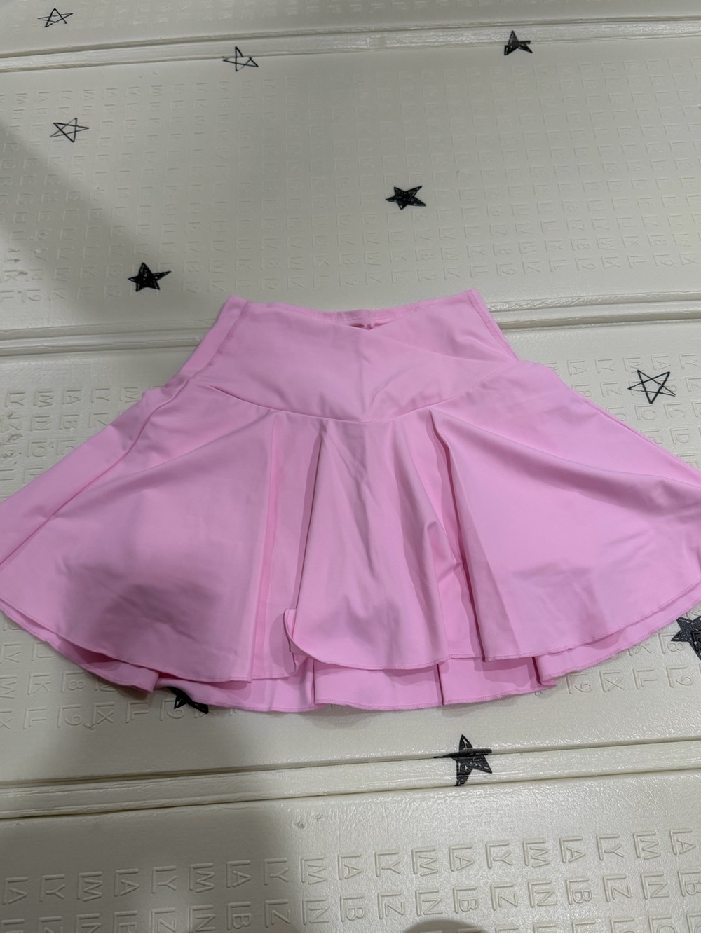 Halara Light Pink Pleated Flared Skirt - Women